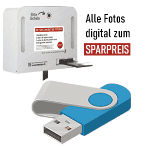 Fotobox mieten mit USB-Stick